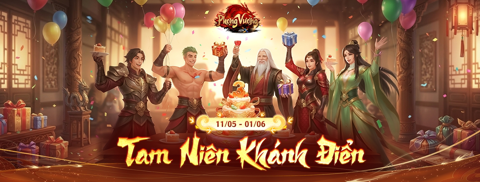 🎁【TÚI MÙ SINH NHẬT TAM NIÊN】BẤT NGỜ CỰC PHẨM - CHÚC MỪNG SINH NHẬT 3 TUỔI PHONG VƯƠNG ADNX🎂